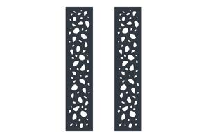 Gartentür aus aluminium 1m SUNNY H.180cm grau 5