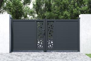 Portail battant 3m SUNNY H.140cm gris 15