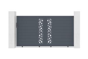 Bīdāmie vārti 3m SUNNY H.160cm pelēks alumīnijs main image