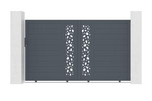 Puerta corredera exterior​ 3m SUNNY Alt.180cm aluminio gris main image