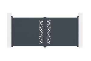 Portail battant motorisé 4m SUNNY H.180cm + Motorisation BUNKER B500 16