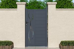 Pakket draaipoort LIFE 300B180 + poort LIFE 100P180 13