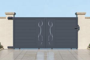 Aluminium schuifpoort 3m LIFE 300C140 Grijs 4