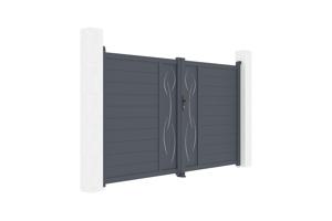 Dubbelgrind i aluminium 3m LIFE 300B180 3