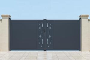 Portail battant 4m LIFE H.180cm gris 6