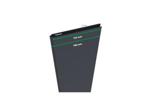Portail battant motorisé 3m SANTIS H.160cm + Motorisation TANKER B700 15