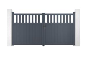 Aluminium draaipoort 3m SANTIS 300B160 Grijs main image