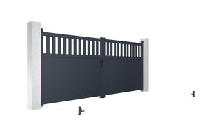 Slaggrind av aluminium 4m SANTIS 400B160 7