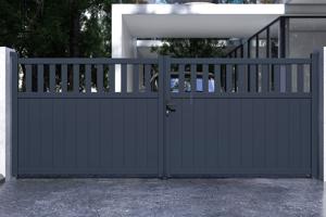 Slaggrind av aluminium 4m SANTIS 400B160 4