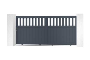 3m bīdāmie vārti SANTIS H.140cm pelēks alumīnijs main image