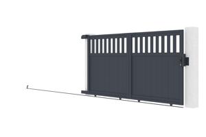 Automatic sliding gate 3m SANTIS H.160cm + motor RANGER C300 9