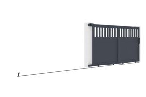 Automatic sliding gate 3m SANTIS H.160cm + motor RANGER C300 8