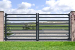 Swing gate 3,5m ANTELAO H.140cm grey aluminium 2