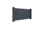 5er-Set Vorgartenzaun 1,9m LIFE H.90cm aluminium grau thumbnail 3