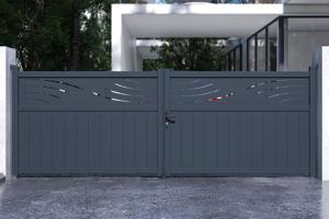 Aluminijska krilna kapija 4m HALTI 400B140 4