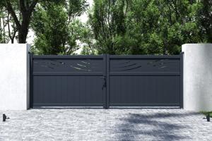 Aluminijska krilna kapija 4m HALTI 400B140 5