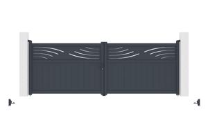 Aluminijska krilna kapija 4m HALTI 400B140 7