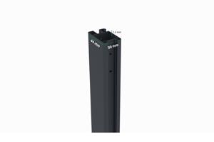 Portail battant 4m NEVIS H.140cm gris 12