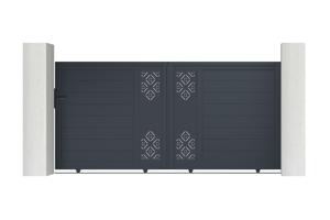 Hliníková posuvná brána 3,5m TRIGLAV 350C140 main image