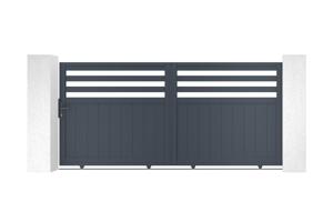 Bīdāmie vārti 3m NEVIS H.160cm pelēks alumīnijs main image