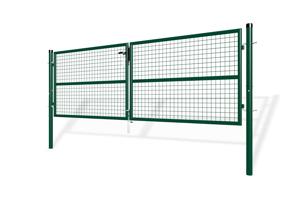 Portail grillagé OLGA 300x100cm vert 2