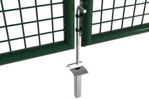 Portail grillagé OLGA 300x100cm vert 10