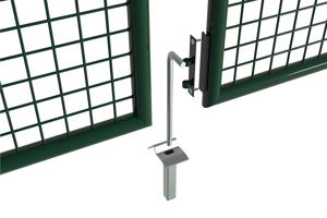 Portail grillagé OLGA 300x100cm vert 9