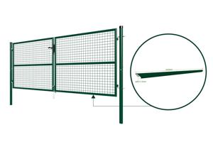 Mesh gate 3m OLGA H.130cm green 8