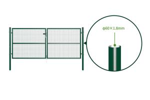 Mesh gate 3m OLGA H.130cm green 7