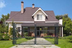 Mesh gate 3m OLGA H.150cm grey 4