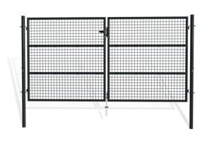 3m OLGA H.150cm Pilkos spalvos tinkliniai varstomi vartai main image