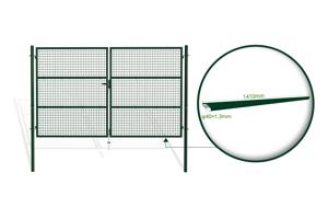 Mesh gate 3m OLGA H.180cm green 8
