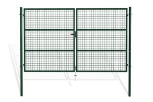 3m OLGA Υ.180cm Πράσινη διχτυωτή κούνια πύλη main image