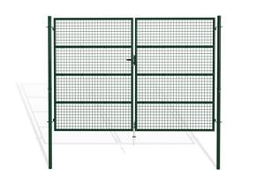 3m OLGA Υ.200cm Πράσινη διχτυωτή κούνια πύλη main image