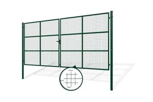 Portão de abrir em rede 4m OLGA 400B200 Verde 5