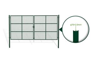Portão de abrir em rede 4m OLGA 400B200 Verde 7