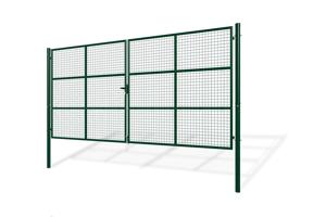 Portão de abrir em rede 4m OLGA 400B200 Verde 2