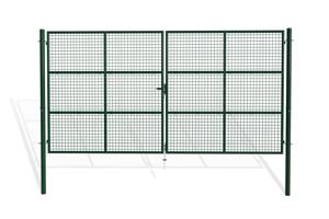 4m OLGA H.200cm Zaļi sieta veramie vārti main image