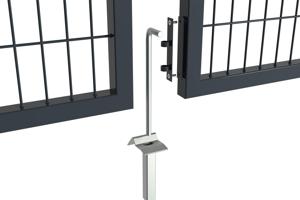 3m RAZO V.100cm Šedá síťová křídlová brána 10