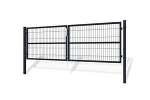 3m RAZO V.100cm Šedá síťová křídlová brána 2