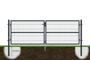 Portail grillage rigide RAZO 300x100cm gris thumbnail 7