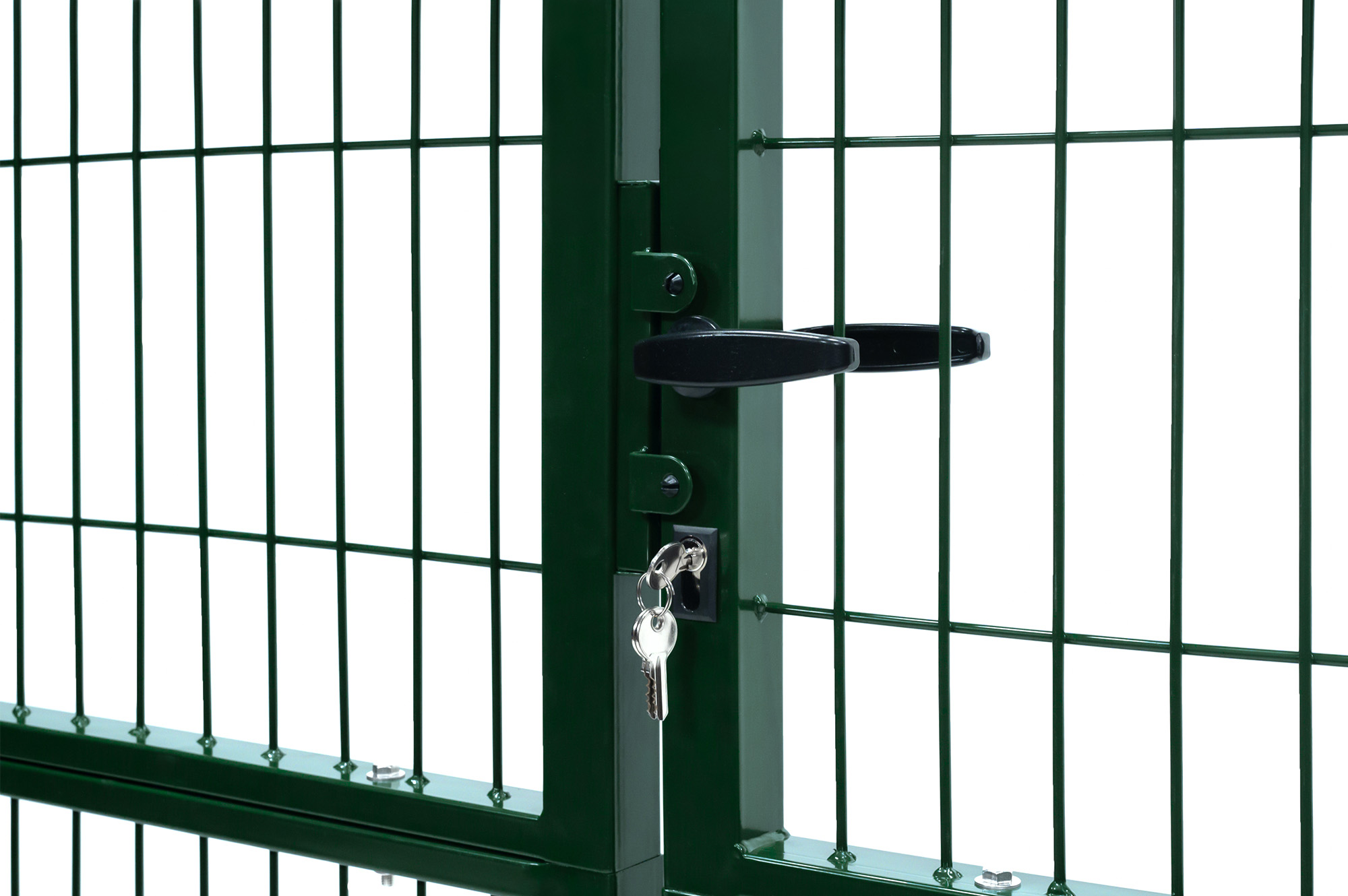 Portail grillage rigide RAZO 300x120cm vert 5