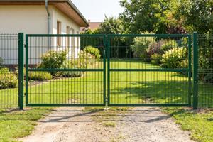 Portail grillage rigide RAZO 300x120cm vert 8