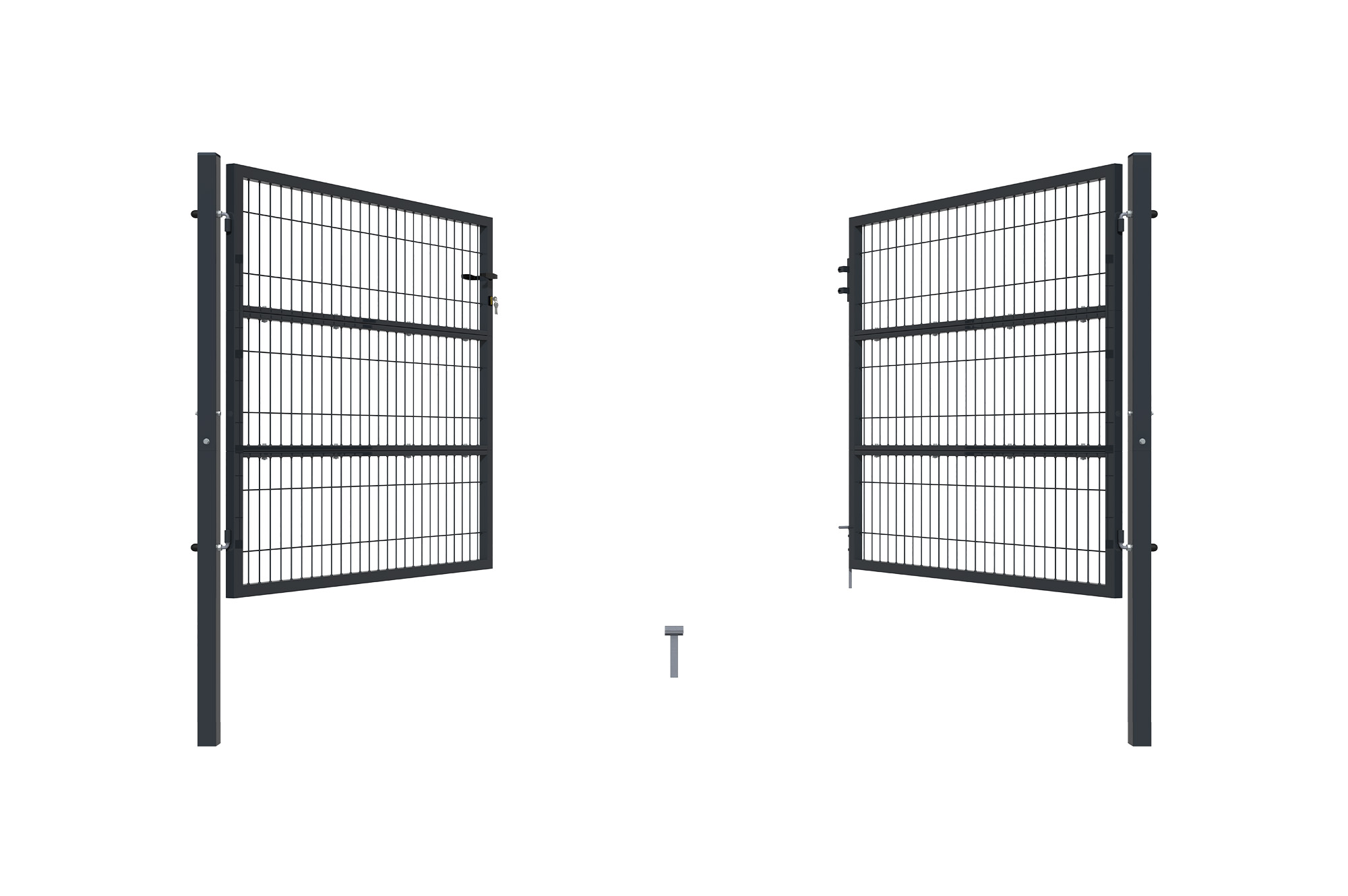 3m RAZO H.140cm Grå mesh svinglåge 9