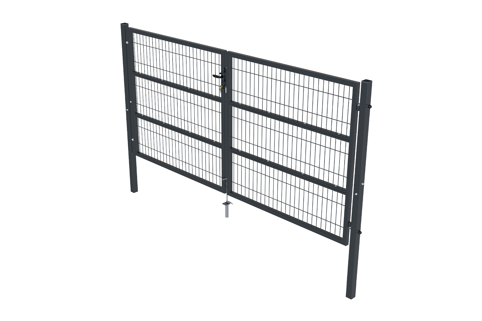 3m RAZO H.140cm Grå mesh svinglåge 10