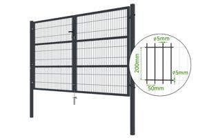 Mesh gate 3m RAZO H.160cm grey 4