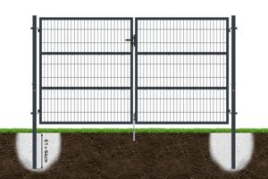 Mesh gate 3m RAZO H.160cm grey 7