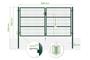 Mesh gate 3m RAZO H.160cm + side gate 1m RAZO H.160cm green thumbnail 3