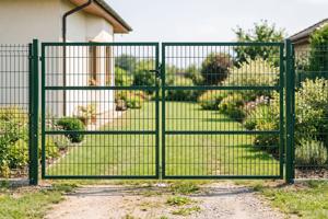 Mesh gate 3m RAZO H.160cm + side gate 1m RAZO H.160cm green 8