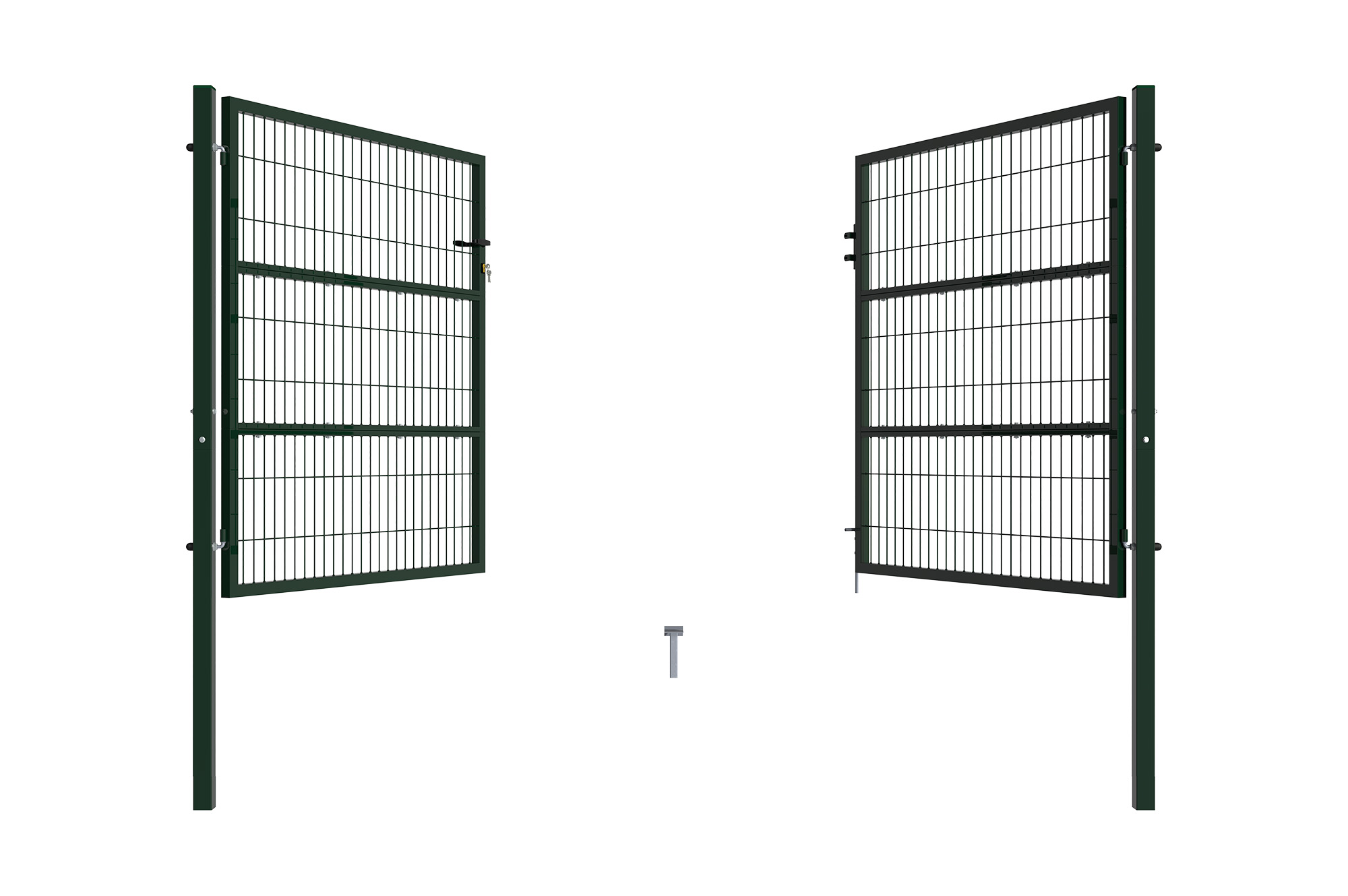 Mesh gate 3m RAZO H.160cm + side gate 1m RAZO H.160cm green 9